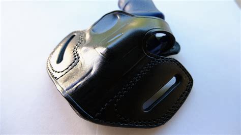 Belt owb Leather Handmade Holster For Taurus Model 85 .38 Special Ultr – cal38