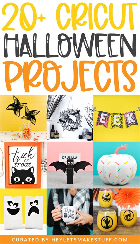 Halloween Crafts And Projects With The Cricut Hey Lets Make Stuff