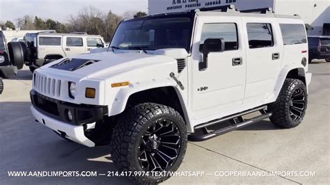 Hummer H2 White Interior