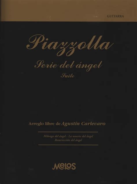 Serie Del Ngel Von Astor Piazzolla Im Stretta Noten Shop Kaufen