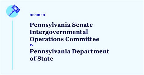 Court Cases Pennsylvania 2020 Election Investigation Pa Senate