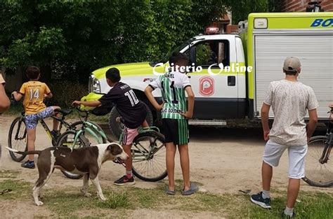 Principio de Incendio en vivienda del Barrio Autoconstrucción de Dolores