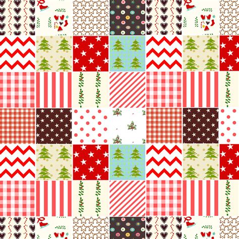 Free Digital Patchwork Scrapbooking Paper Ausdruckbares