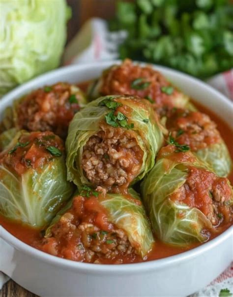 Polish Stuffed Cabbage Rolls Gołąbki Recipe Easy Recipes Life