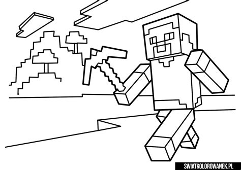 Minecraft Coloring Pages Darmowe Kolorowanki Do Druku