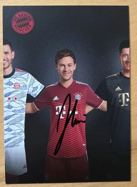 Joshua Kimmich Ak Fc Bayern Monaco Autografo Originale Firmato