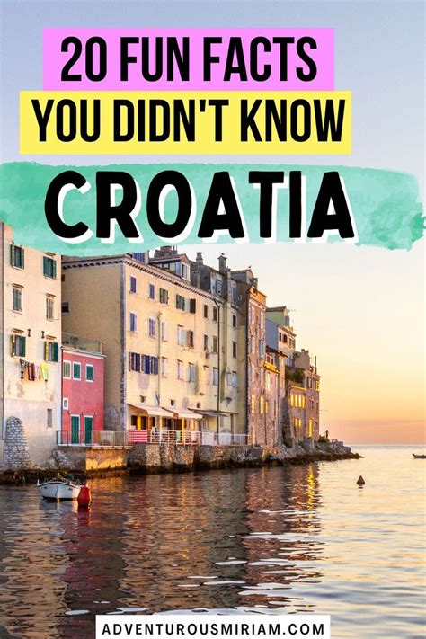 20 fun facts about Croatia you didn’t know | Croatia, Fun facts, Balkans travel