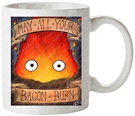 Calcifer May All Your Bacon Burn Howls Moving Castle Studio Ghibli