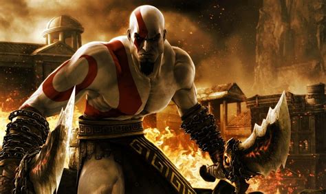 Download Kratos Fights Zeus In God Of War Iii Wallpaper