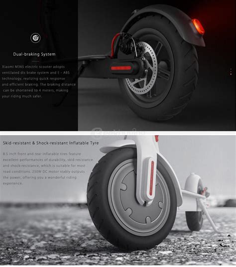 International Version Xiaomi Mijia M365 Folding Electric Scooter White