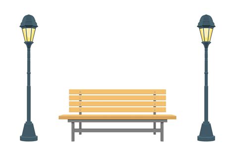 Park Bench Illustration