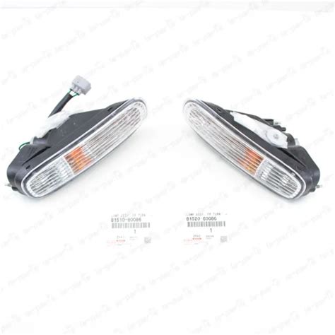 GENUINE TOYOTA SUPRA MK4 JZA80 Front Bumper Turn Signal Lights Lamp