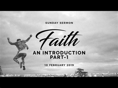 Part 1 Faith An Introduction Ppt Free Download