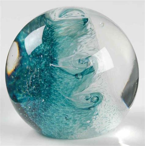 Caithness Paperweight Tidalwave With Box By Caithness Glass Marbles Glass Paperweights