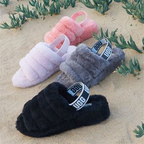 Pin By Diorrstyles On Ugg Slides Fluffy Shoes Cute Uggs Uggs