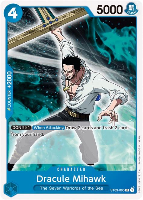 Dracule Mihawk Starter Deck The Seven Warlords Of The Sea One