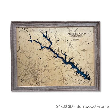 Greenwood Lake Map | Wooden Maps | thirtyAXIS