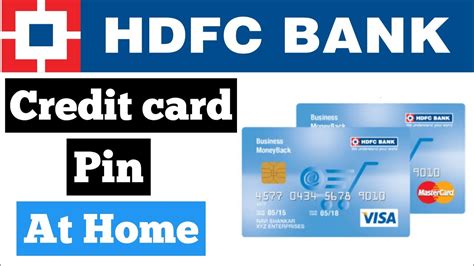 How To Generate HDFC Credit Card Pin At Home HDFC Credit Card Instant