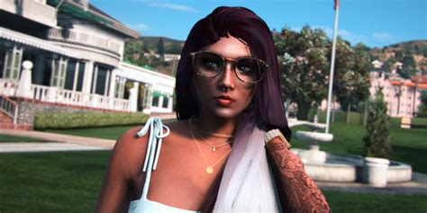 Rounded Glasses For Mp Male Female Gta5