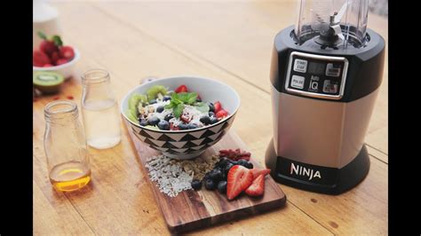 Nutri Ninja Recipe How To Make An Acai Bowl With Acai Fruits Youtube