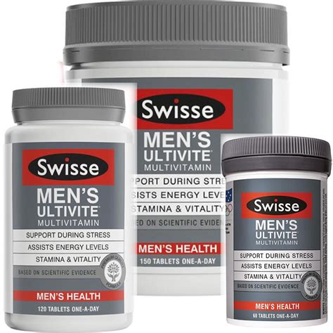 Swisse Men S Ultivite Multivitamin 60 Tablets Jun 2024 52 Premium Quality Vitamins Minerals