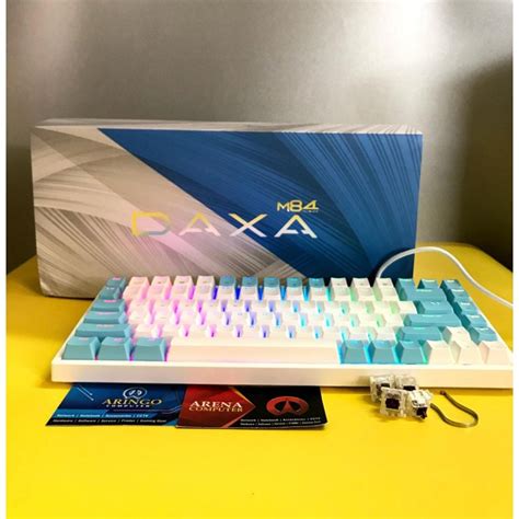 Jual Keyboard Rexus Gaming Mechanical Daxa M Ulti White Brown