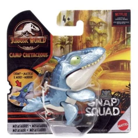 Jurassic World Snap Squad Mosasaurus Metallic Shopee Malaysia