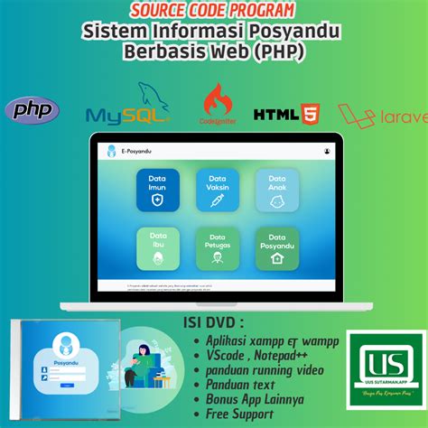 Jual Source Code Aplikasi Sistem Informasi Posyandu Berbasis Web Php