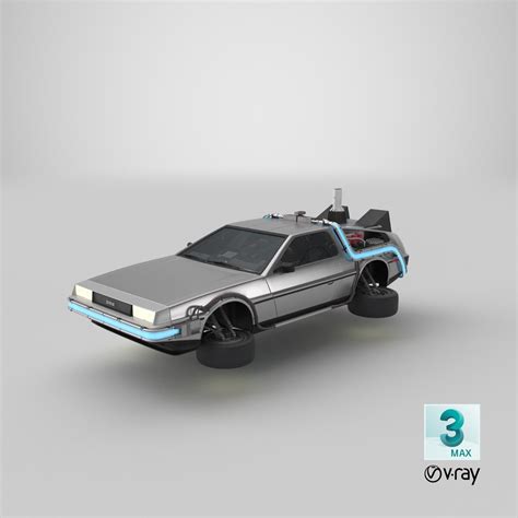 3D Delorean Flying Model - TurboSquid 1339172