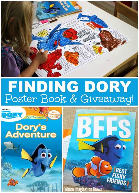 Finding Dory Poster Book For Kids - Where Imagination Grows