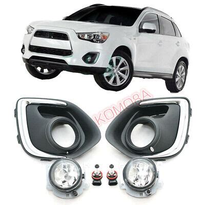 Led Drl Bezel Light Fog Lamp For Mitsubishi Outlander Sport Asx Rvr