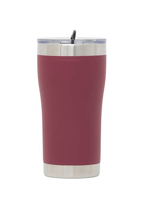 Mammoth 20 Ounce Stainless Steel Insulated Tumbler With Lid Garnet