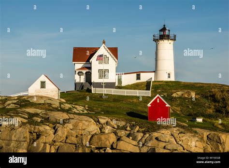 Cape Neddick Lighthouse Cape Neddick, York, Maine, USA Stock Photo - Alamy