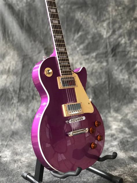 Guitarra eléctrica de alta calidad 1959 R9 color morado Guitarra de