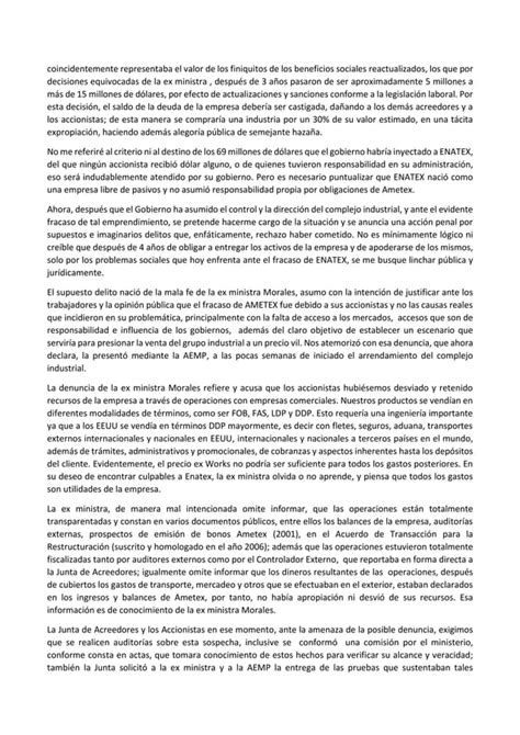 Carta De Iberkleid A Evo Morales Pdf