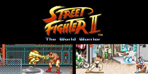 Street Fighter II The World Warrior Super Nintendo Games Nintendo