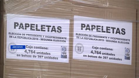 Las Juntas Electorales De 5 Departamentos Ya Han Recibido Sus Cajas