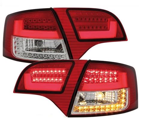 Litec Led R Ckleuchten Rot Klar F R Audi A B Avant