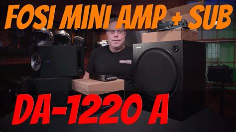 Fosi Audio DA 2120A Mini With Sub Out YouTube