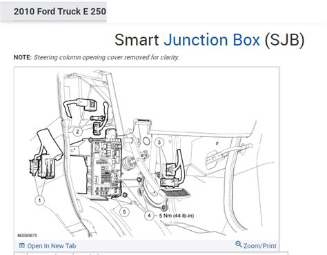 Where Is The Smart Junction Box Ones 2010 E250 Cargo Van Located You Where Is The Smart