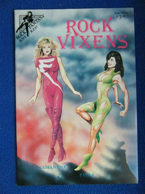 ROCK VIXENS SAMANTHA PAULA MADONNA DEBBIE ROCK FANTASY COMICS 17 1991