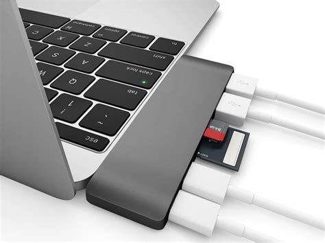 Type C Usb3 0 Hub Adapter 6 In 1 Comb Hub Usb C Charging Sd Micro Sd Card Reader For Macbook Pro