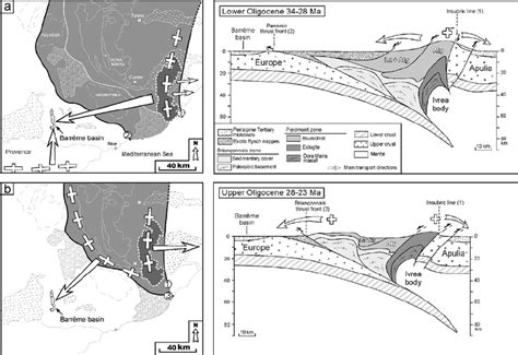 Palinspastic Maps And Cross Sections Reconstructions Showing The