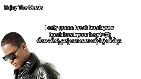 Taio Curz Break Your Heart Mm Sub Lyrics YouTube