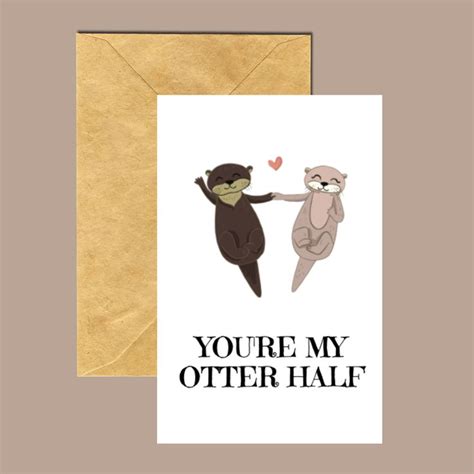 Funny Anniversary Puns Printable Cards Set Of 5 8 5 X 11 Printable Card Valentine Day Puns