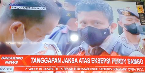 Alasan Kejagung Minta Hakim Tolak Eksepsi Ferdy Sambo Dan Putri Candrawathi