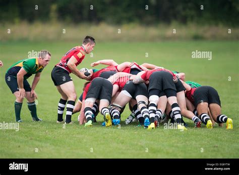 Rugby Scrum Hi Res Stock Photography And Images Alamy