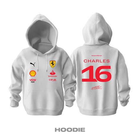 Scuderia Ferrari White Crew Edition 2023 Kapüşonlu Hoodie