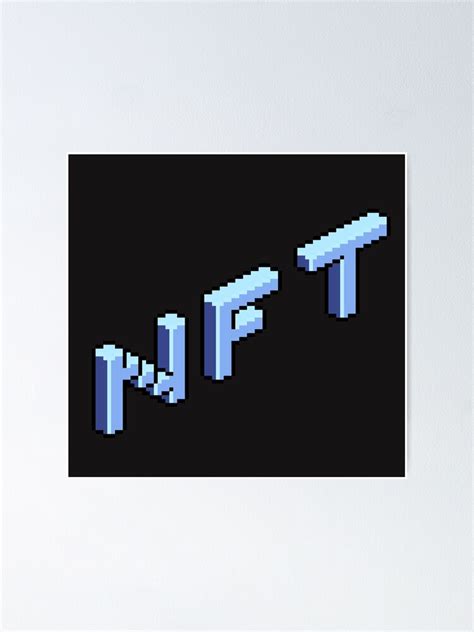 NFT Pixel Art Poster For Sale By Glucka Redbubble