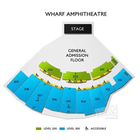 Wharf Amphitheater Seating Chart